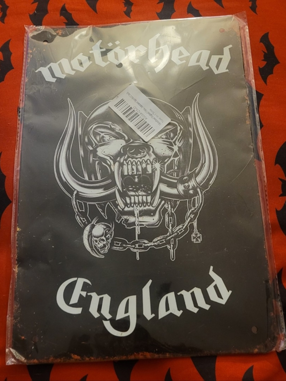 Motorhead England Metal Sign 8×12 inch
